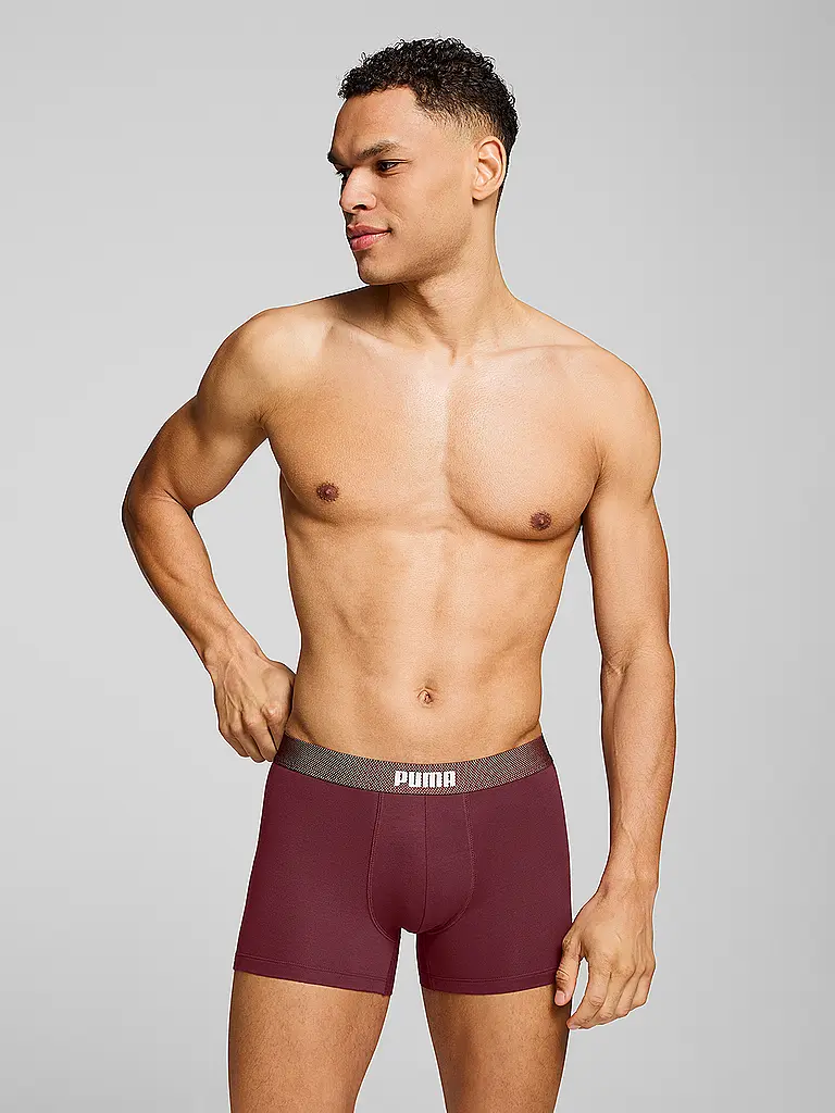 PUMA | Boxer da uomo con fascia in rete, confezione da 2 |