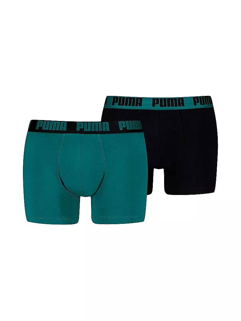 PUMA | Boxer da uomo Everyday Basic, confezione da 2 | Petrolio