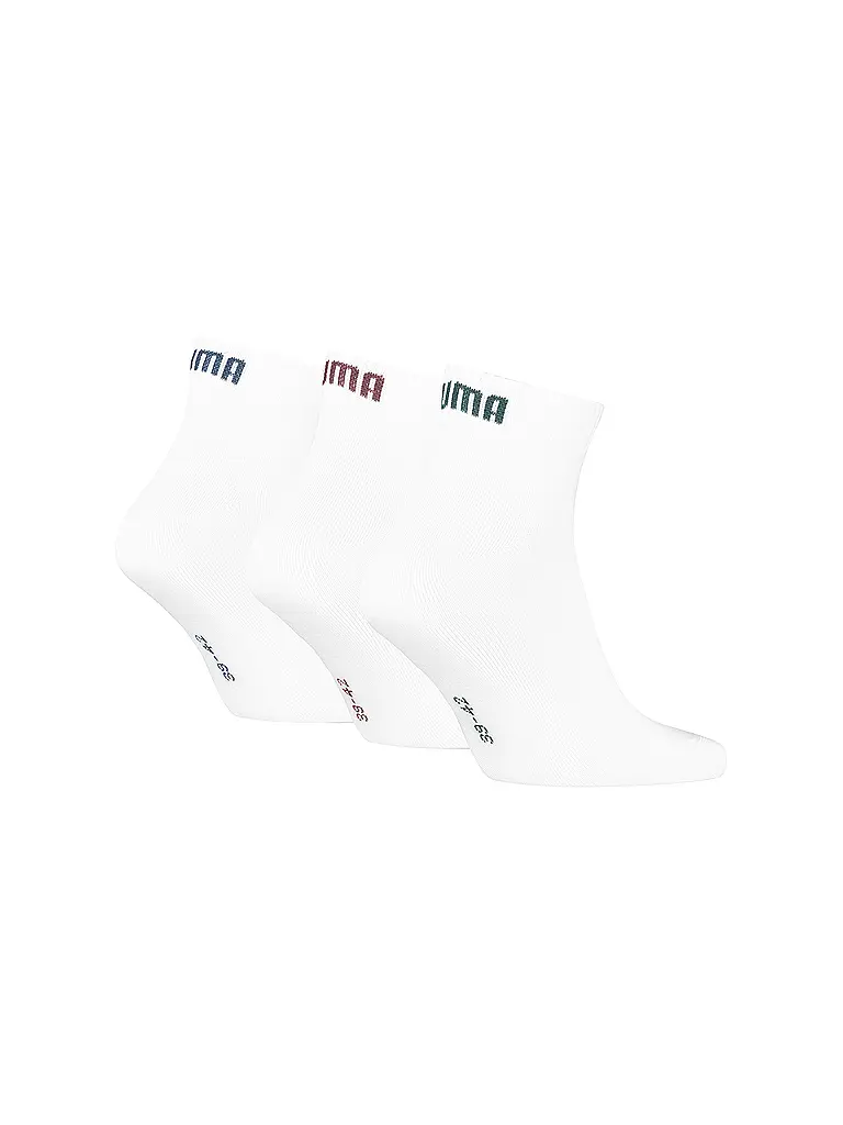 PUMA | Calzini casual Quarter Plain, confezione da 3 |