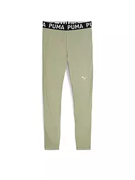 PUMA | Canotta fitness da donna Strong Logo | Verde chiaro