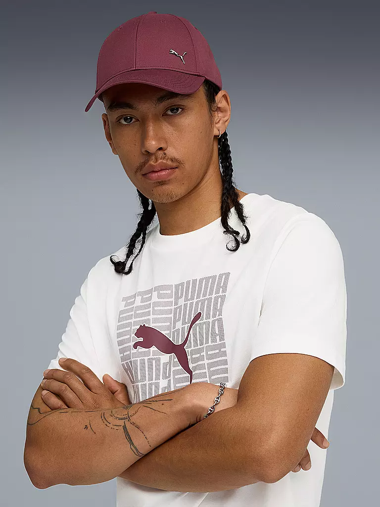 PUMA | Cappellino Metal Cat | Rosso scuro