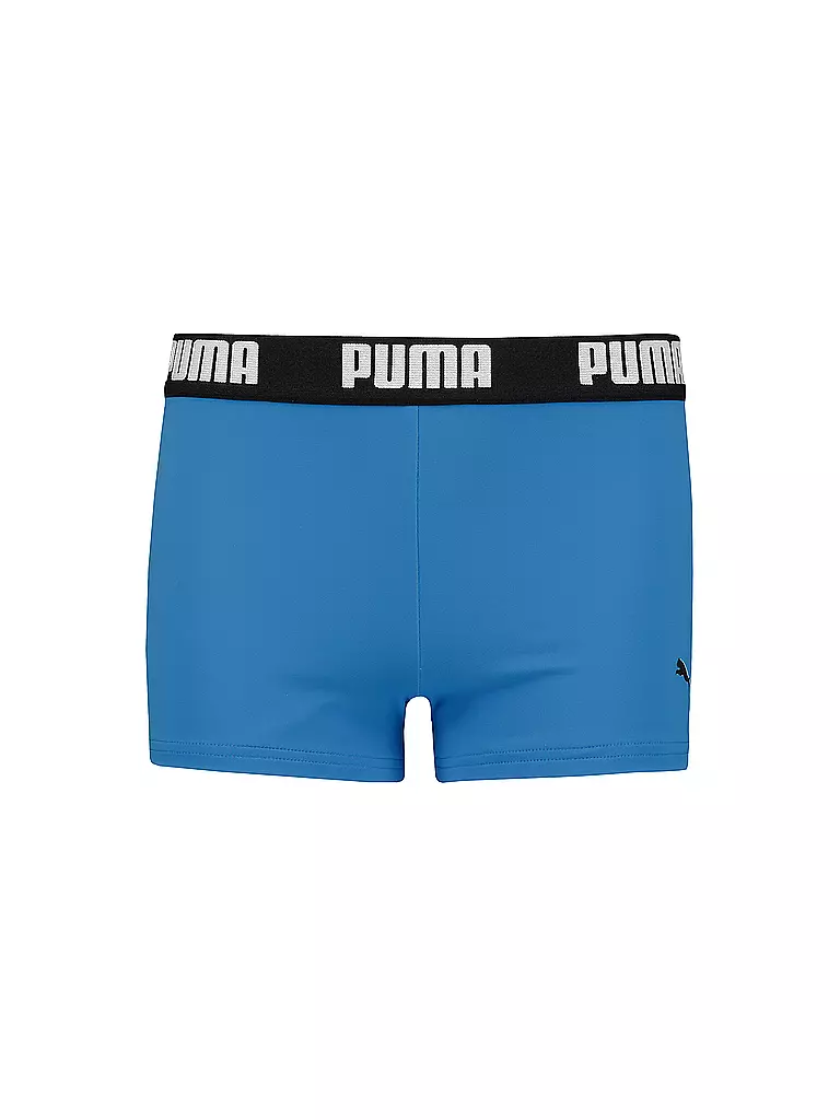 PUMA | Costume da bagno a pantaloncino con logo da ragazzo | Blu