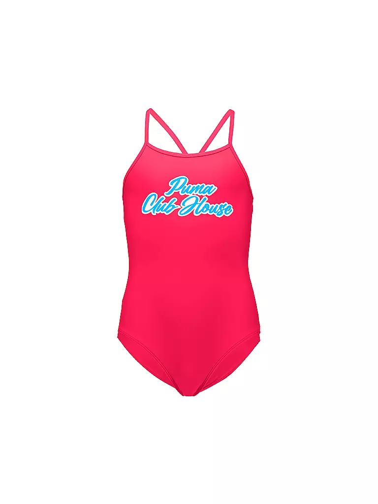 PUMA | Costume da bagno da ragazza Club House | Rosso