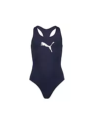 PUMA | Costume da bagno da ragazza Racerback | Blu scuro