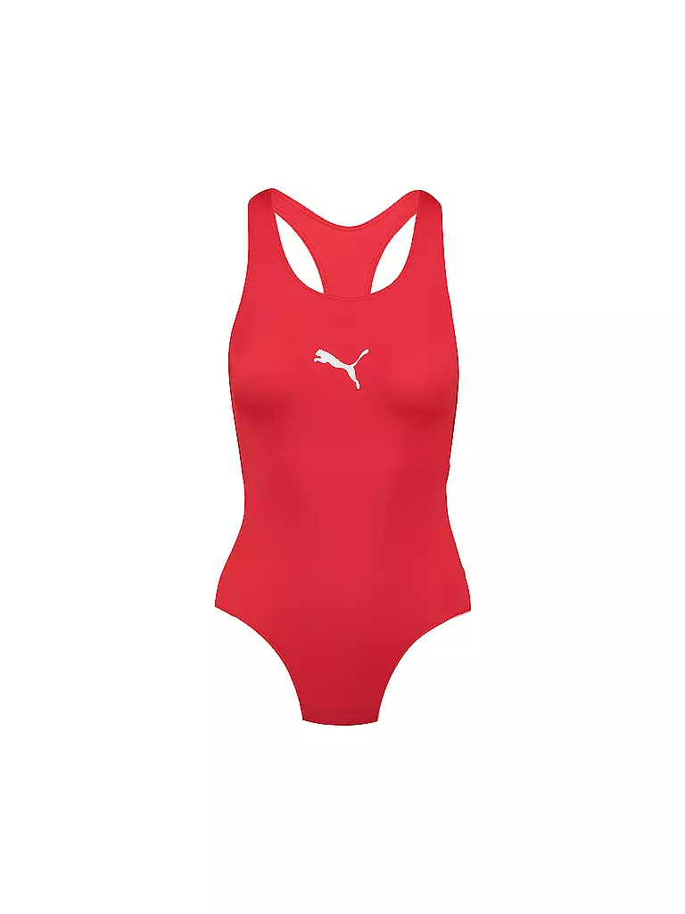 PUMA | Damen Badeanzug Racerback | Rosso