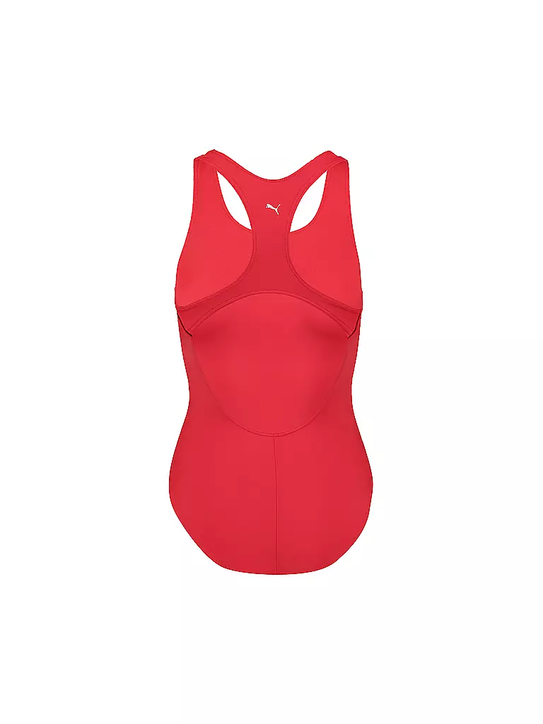 PUMA | Damen Badeanzug Racerback | Rosso