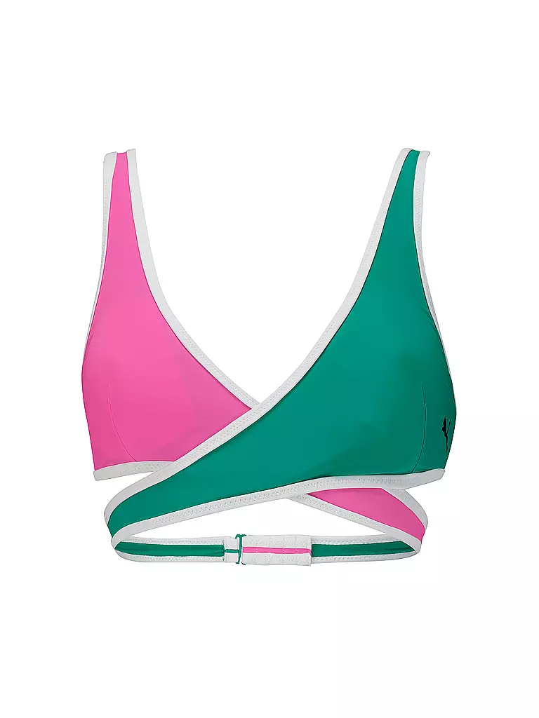 PUMA | Damen Bikinioberteil Contour Plunge | Fucsia