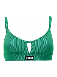 PUMA | Damen Bikinioberteil Peak-a-Boo | Verde