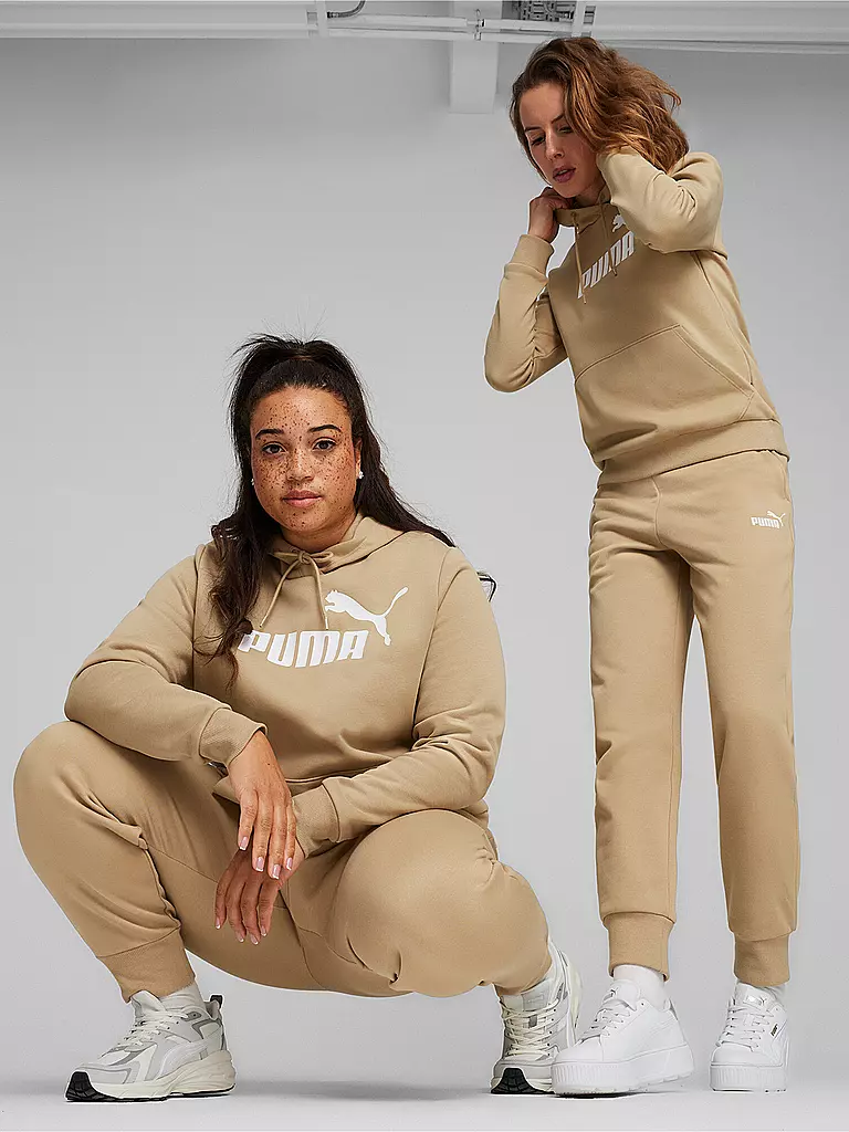 PUMA | Damen Hoodie ESS Logo | Cammello