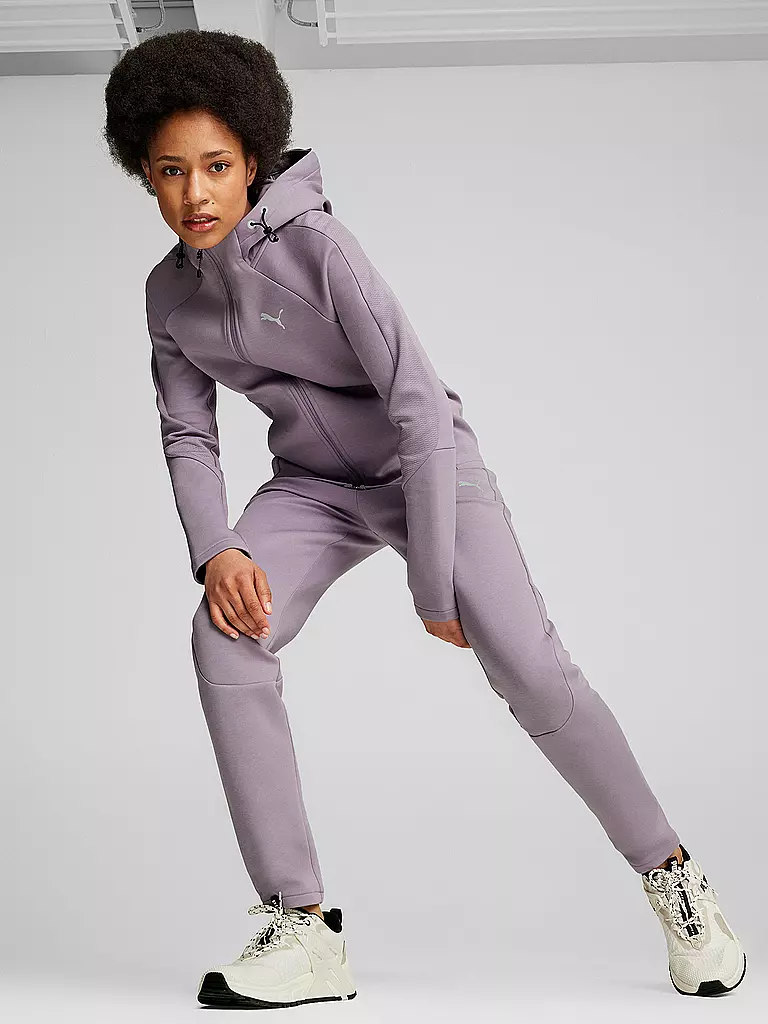 PUMA | Damen Kapuzenjacke Evostripe | Lilla