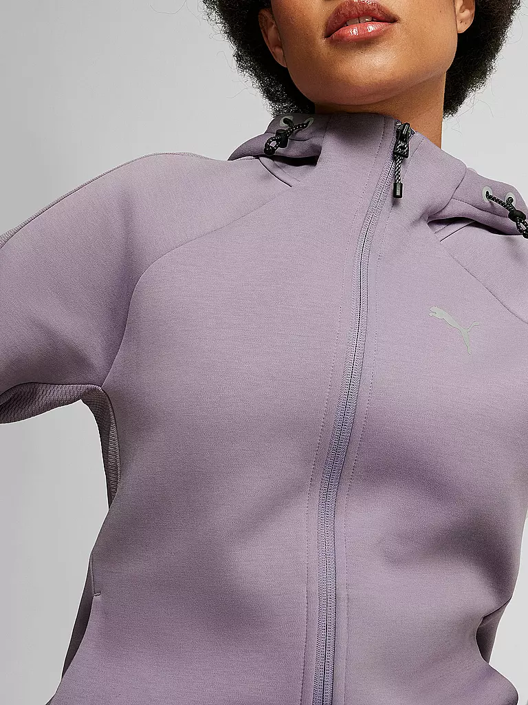 PUMA | Damen Kapuzenjacke Evostripe | Lilla