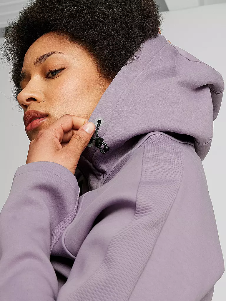 PUMA | Damen Kapuzenjacke Evostripe | Lilla