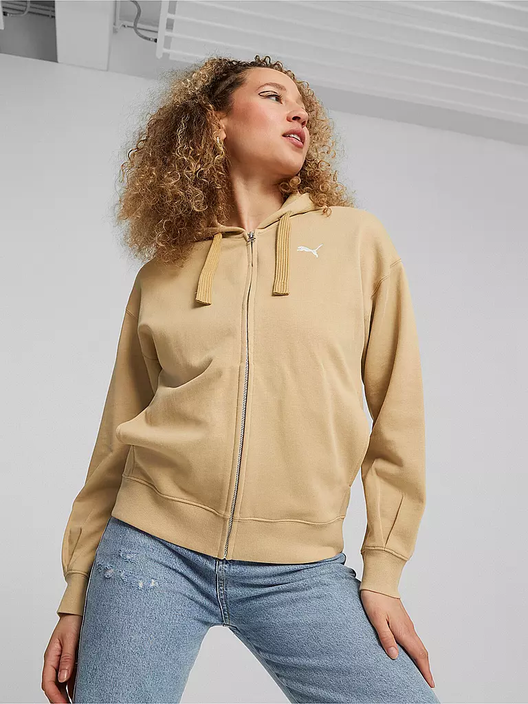 PUMA | Damen Kapuzenjacke Her | Cammello