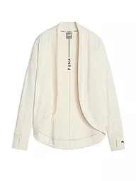 PUMA | Damen Yoga Jacke Studio Unwind Long Cardigan | Beige