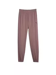 PUMA | Damen Yogahose Studio Unwind | Rosso scuro