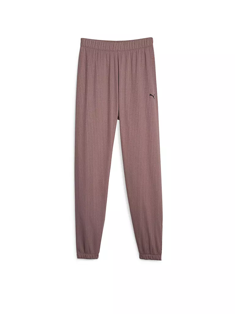 PUMA | Damen Yogahose Studio Unwind | Rosso scuro