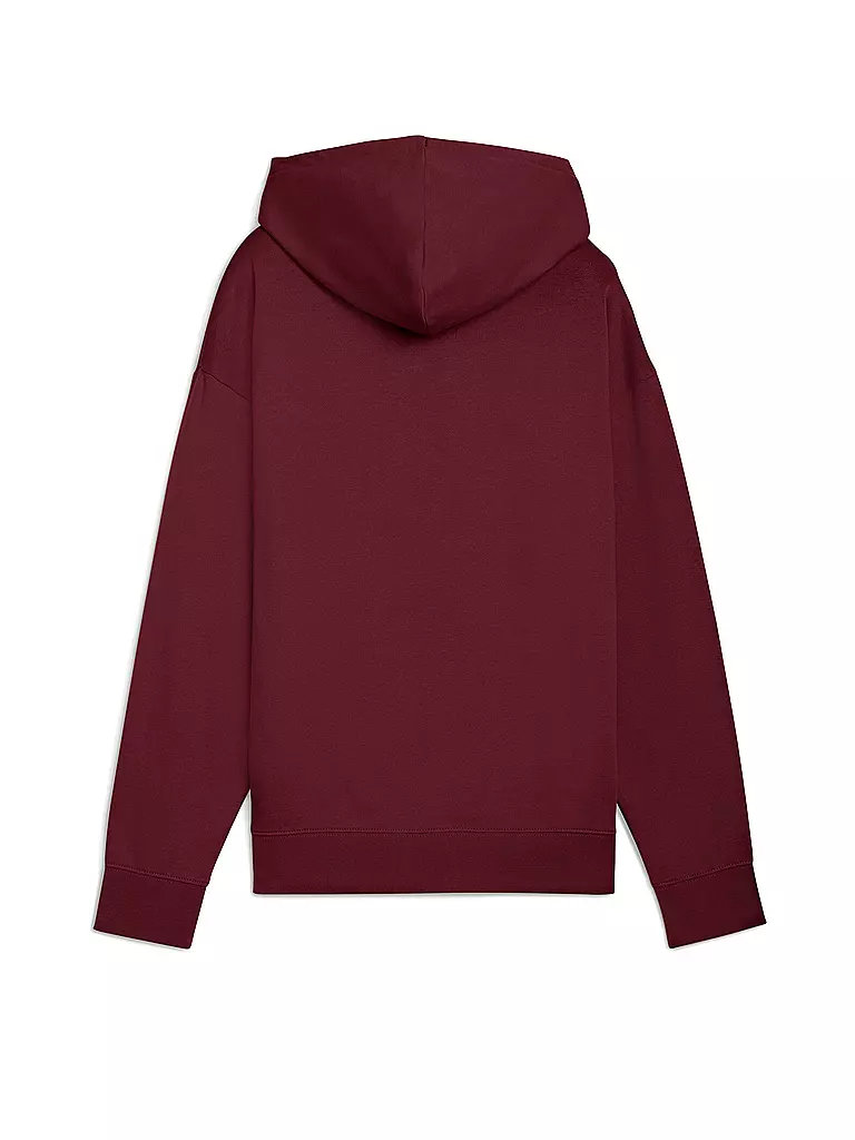PUMA | Felpa con cappuccio da donna Elevated Comfort | Rosso scuro