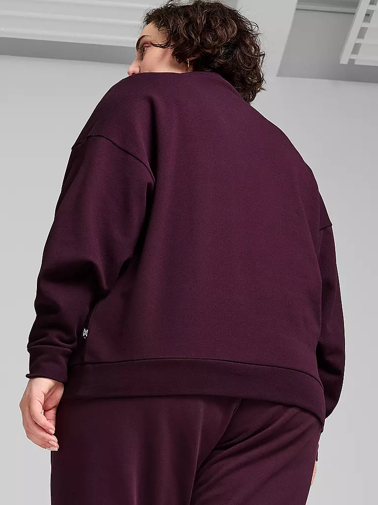 PUMA | Felpa da donna Besser Essentials Crew | Bacca