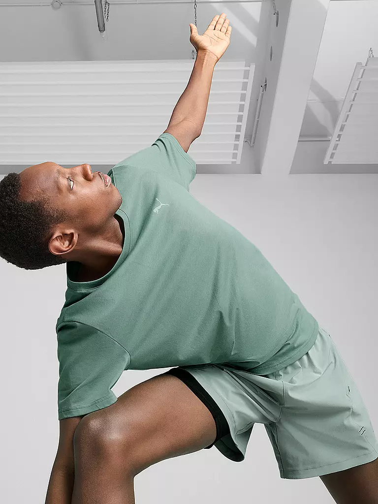 PUMA | Fitnessshirt da uomo Move Triblend | Verde chiaro