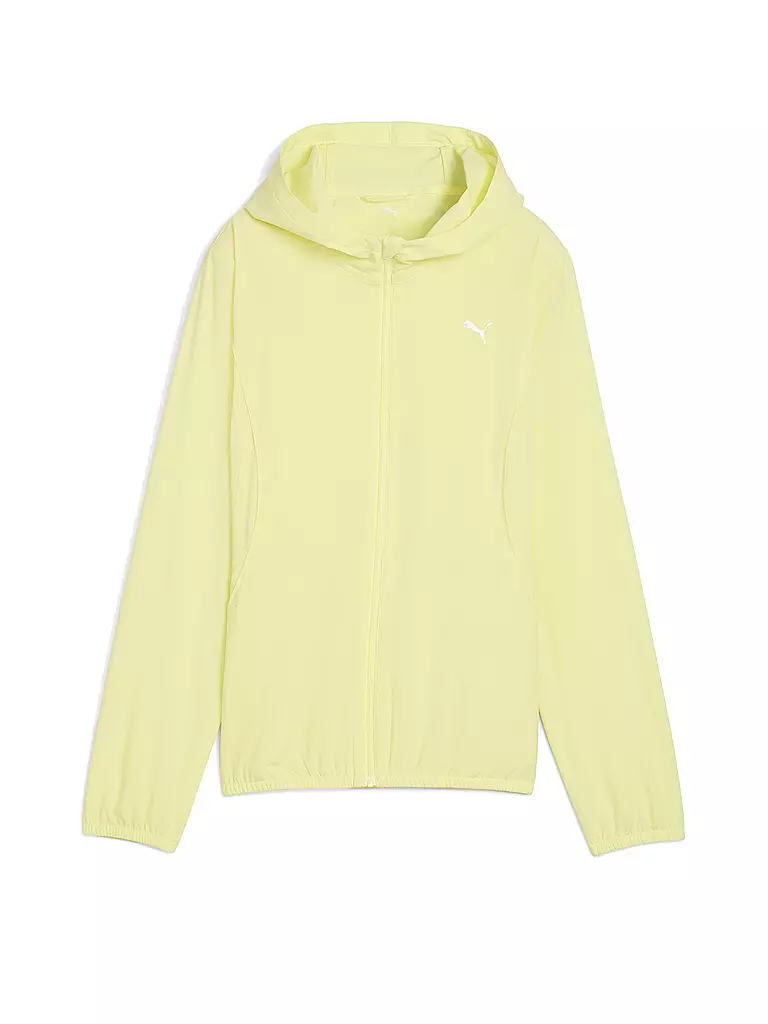 PUMA | Giacca da fitness da donna Run Velocity Woven con cappuccio | Giallo