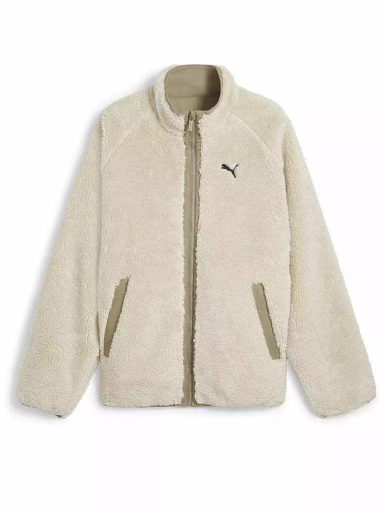 PUMA | Giacca da uomo reversibile in sherpa | Crema