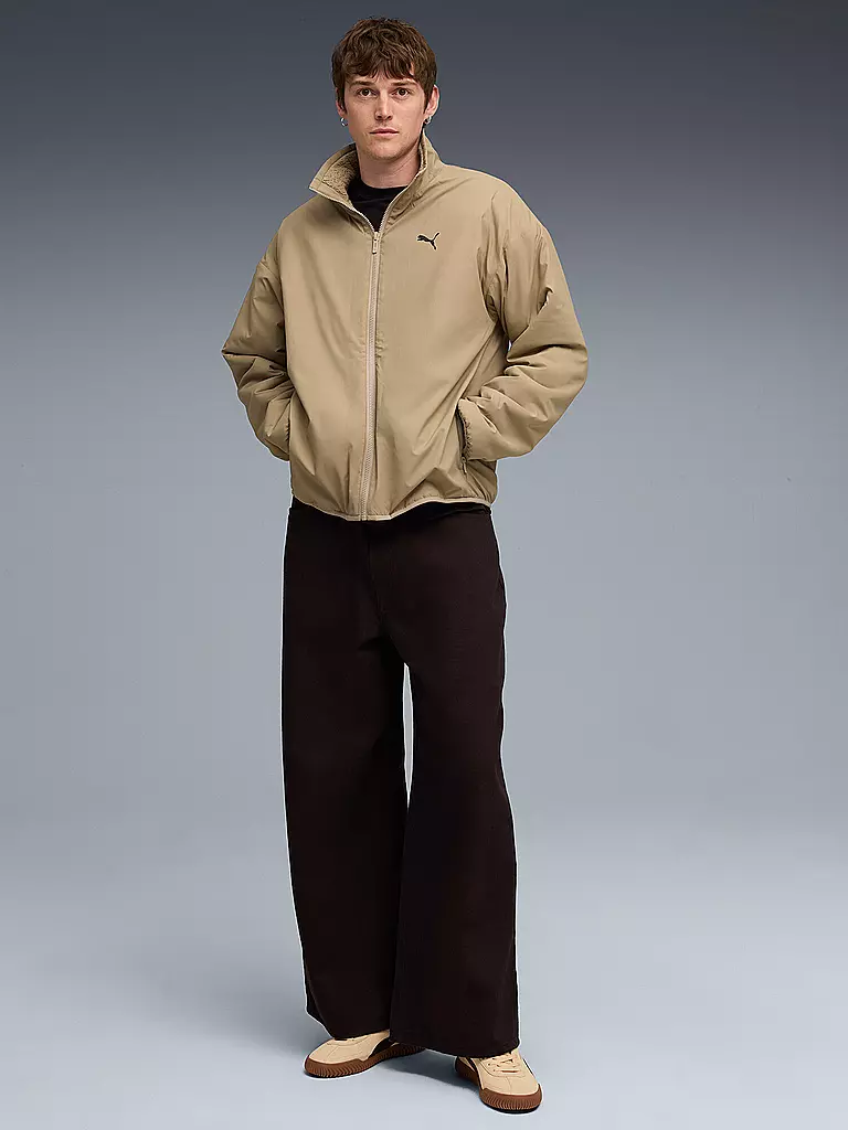 PUMA | Giacca da uomo Reversible Hybrid Sherpa | Cammello