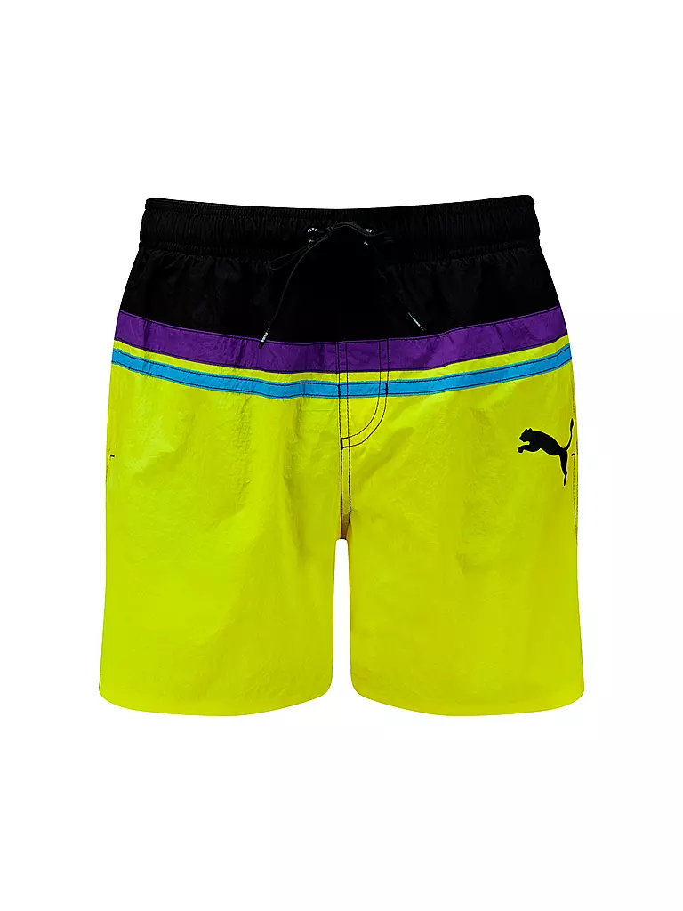 PUMA | Herren Badeshort Mid Heritage | Giallo