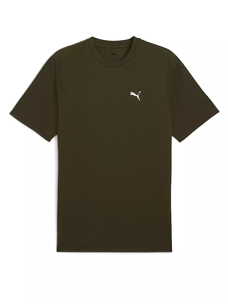 PUMA | Herren T-Shirt EVOSTRIPE  | Oliva