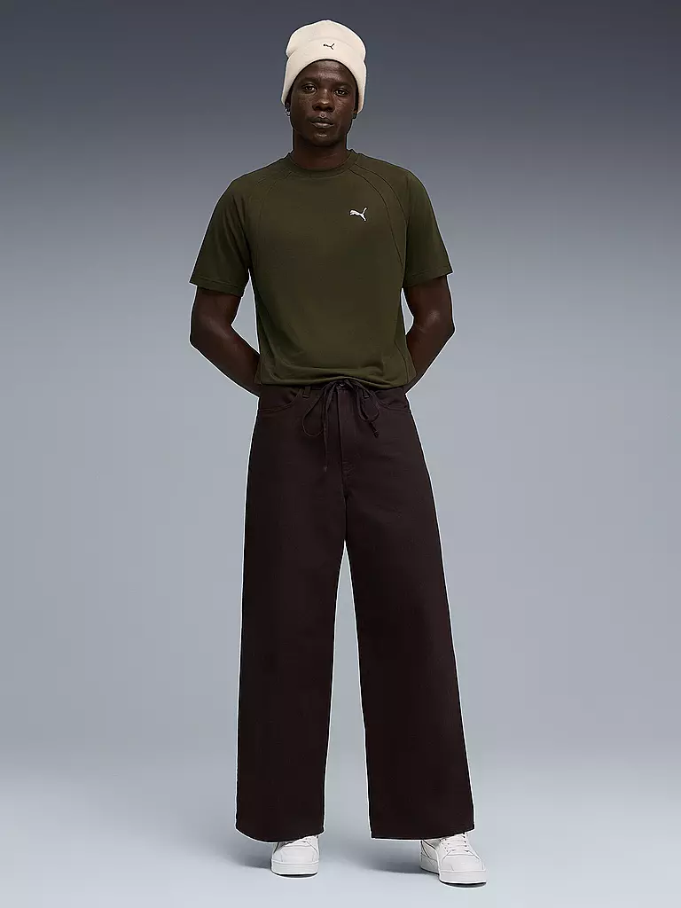 PUMA | Herren T-Shirt EVOSTRIPE  | Oliva