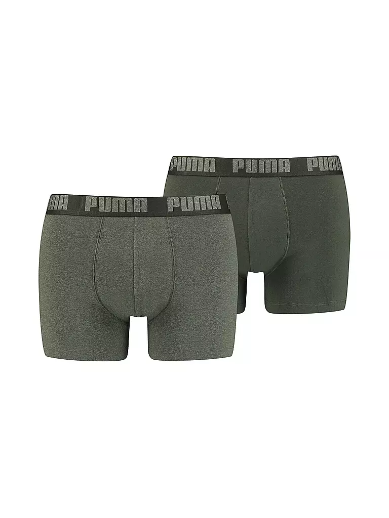 PUMA | Herren Unterhosen Boxer 2er Pkg. | Oliva