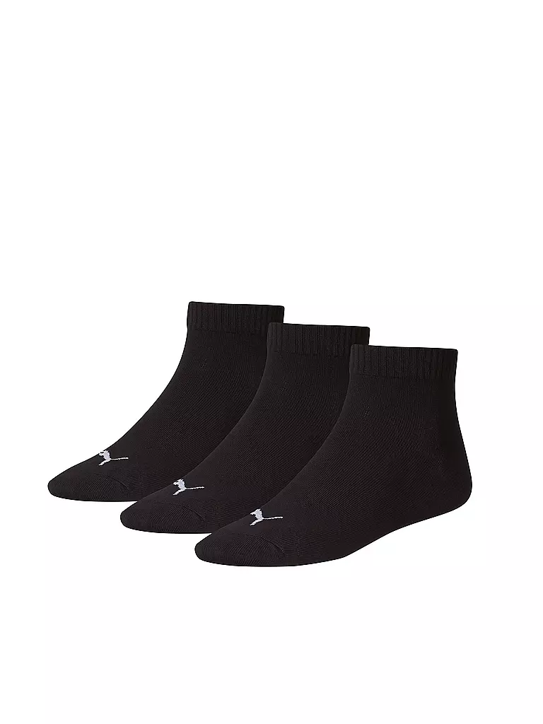 PUMA | Knöchelsocken Quarter 3er | Nero