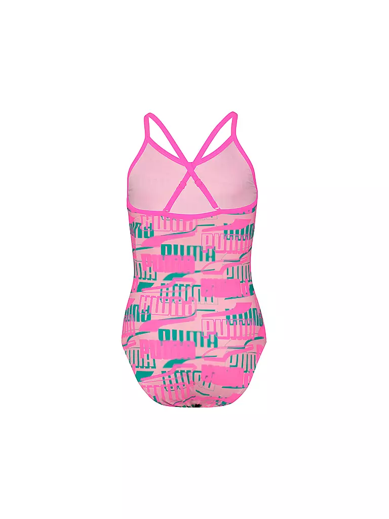 PUMA | Mädchen Badeanzug Printed | Fucsia