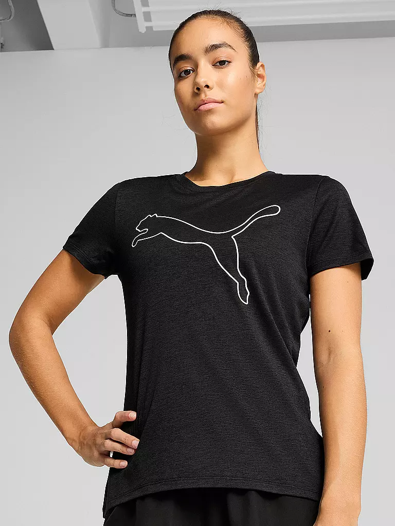 PUMA | Maglietta da allenamento da donna Essential Heather Logo |