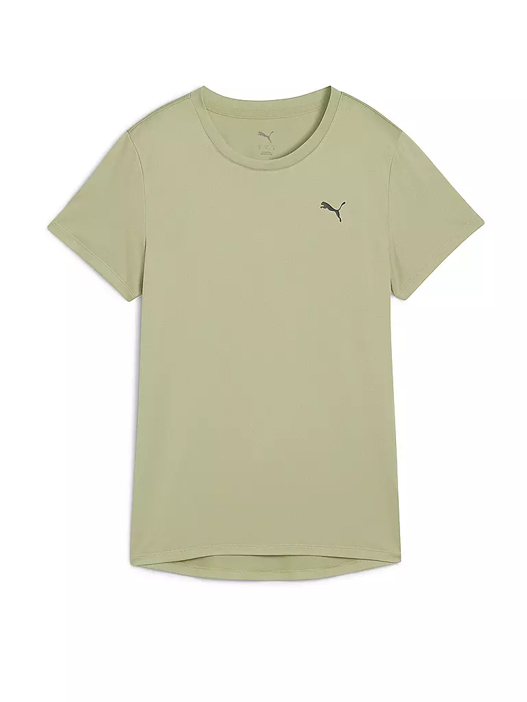 PUMA | Maglietta da fitness da donna Essential Crew | Verde chiaro