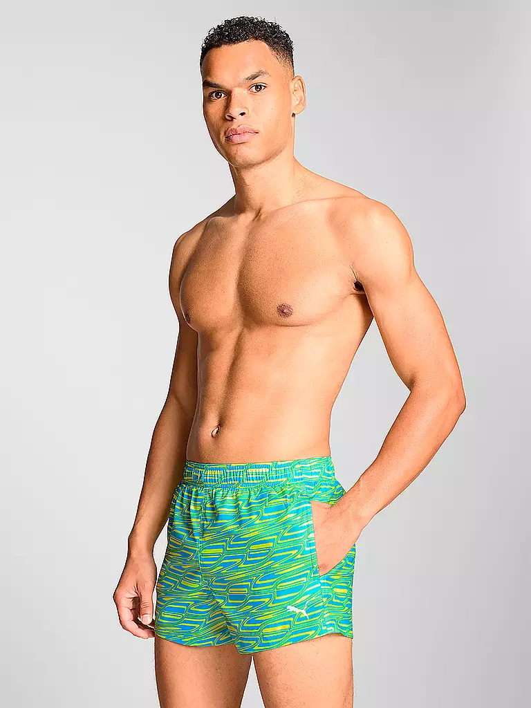 PUMA | Pantaloncini da bagno da uomo Formstrip | Giallo