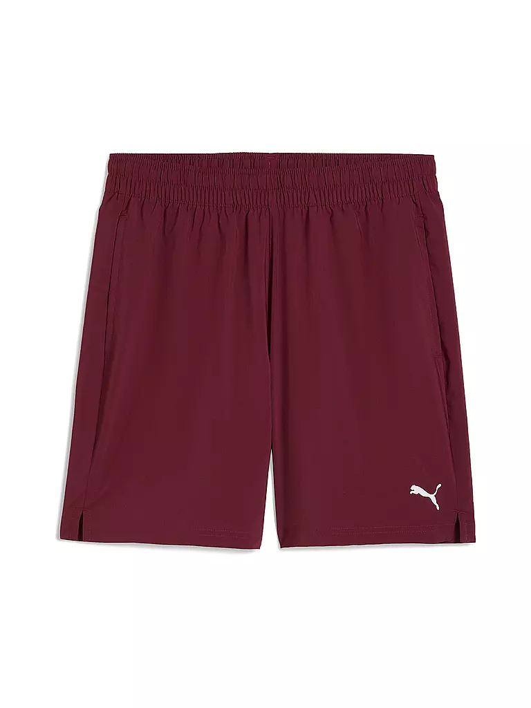 PUMA | Pantaloncini da fitness da uomo Essential Woven 7 pollici | Rosso scuro