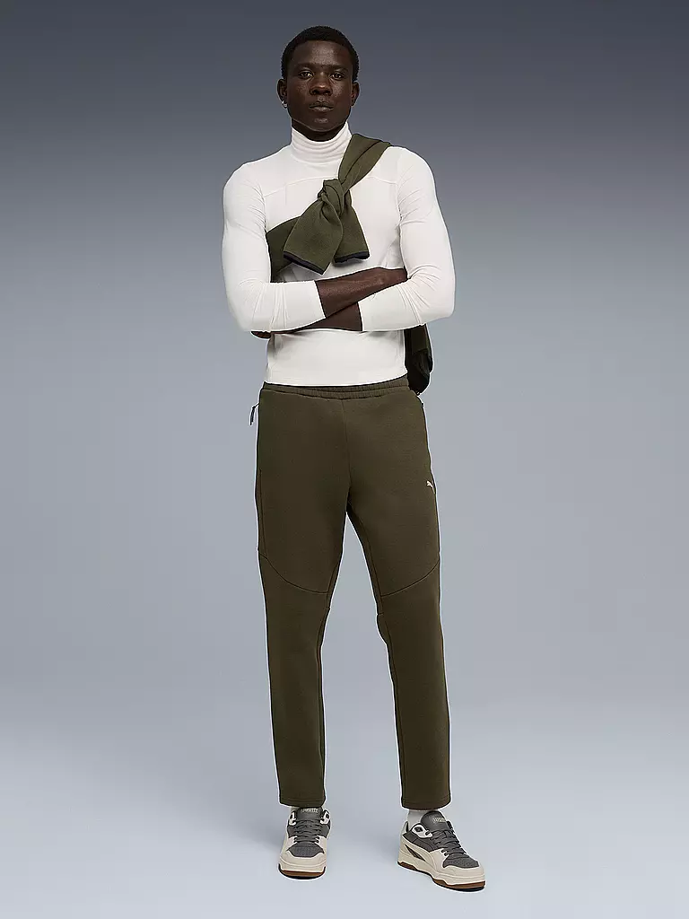 PUMA | Pantaloni da jogging da uomo EVOSTRIPE | Oliva