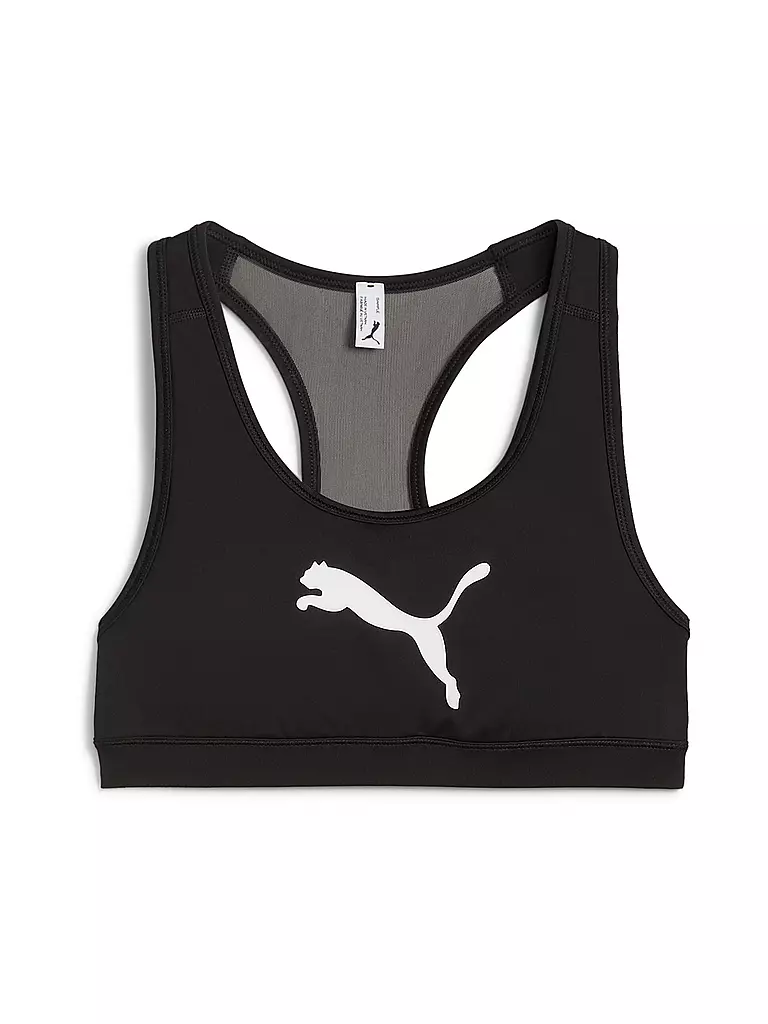 PUMA | Reggiseno sportivo da donna 4Keeps a supporto medio | Nero