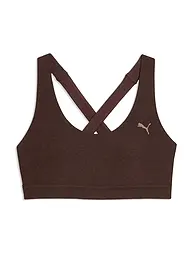 PUMA | Reggiseno sportivo da donna CLOUDSPUN a supporto medio | Marrone