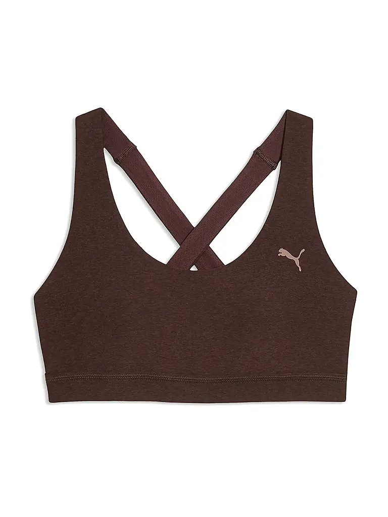 PUMA | Reggiseno sportivo da donna CLOUDSPUN a supporto medio | Marrone