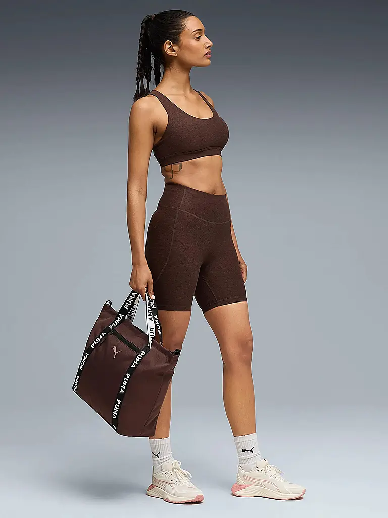 PUMA | Reggiseno sportivo da donna CLOUDSPUN a supporto medio | Marrone