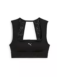 PUMA | Reggiseno sportivo da donna Move Lace a supporto medio | Nero