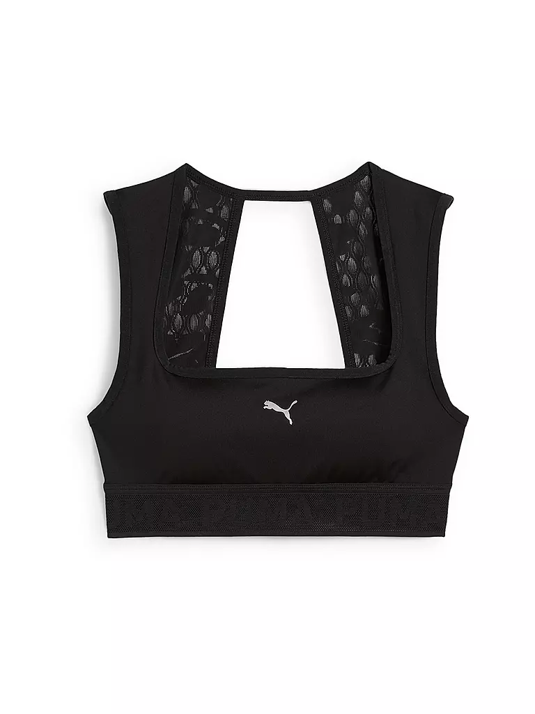 PUMA | Reggiseno sportivo da donna Move Lace a supporto medio | Nero