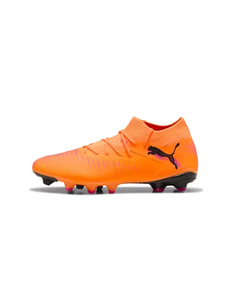 PUMA | Scarpe da calcio da uomo FUTURE 8 MATCH FG/AG con tacchetti | Arancione