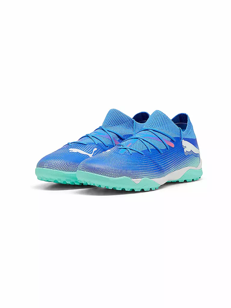 PUMA | Scarpe da calcio da uomo Turf Future 7 Match TT | Turchese