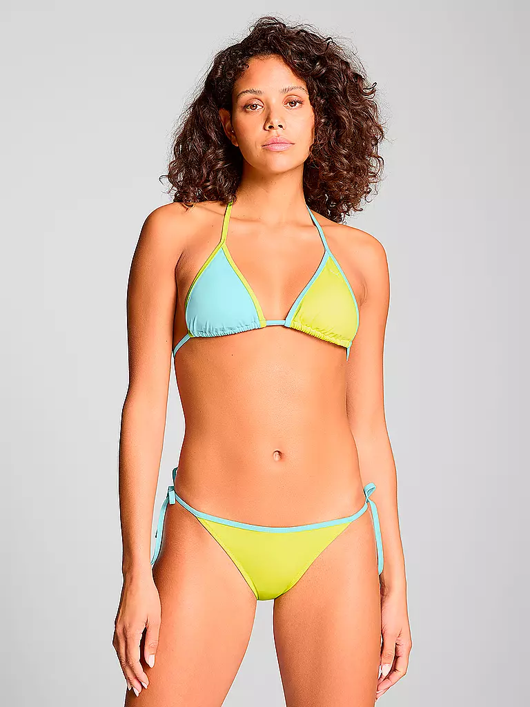 PUMA | Slip bikini da donna con lacci laterali | Giallo
