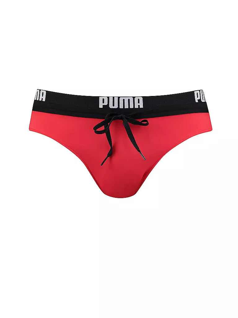 PUMA | Slip da bagno da uomo | Rosso
