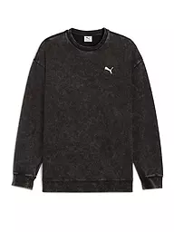 PUMA | Sweater da uomo ESS ELEVATED Relaxed Wash | Nero