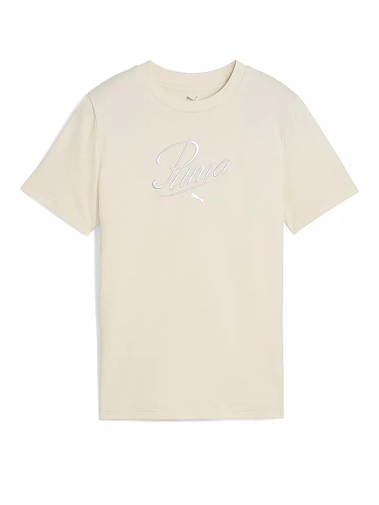 PUMA | T-shirt da donna ESS SCRIPT | Crema