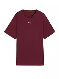 PUMA | T-shirt da donna relaxed | Rosso scuro